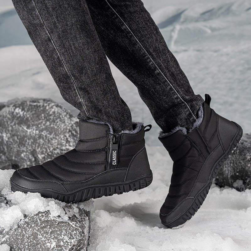 Plus Size High-Top Snow Boots New Outdoor Sports Leisure Hiking Boots Waterproof Non-Slip Warm Cotton Shoes - Image 2